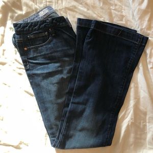 Gap Long and Lean flare jean / dark wash
